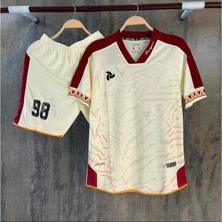 Áo Đá Bóng, Đồ Đá Banh , Nam Nữ Không Lôgô Màu Kem Có In Tên Số - Sport Shop