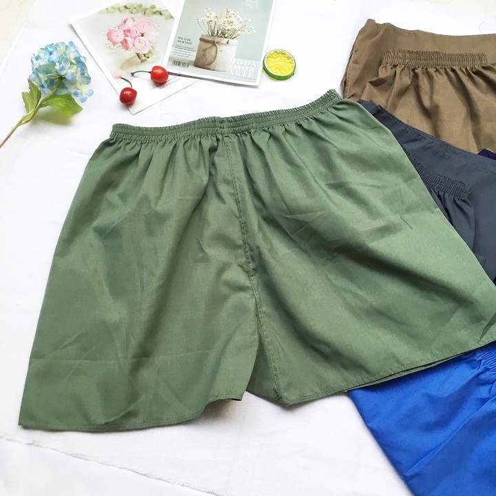 COMBO 5 Quần đùi vải kate đáy tam giác cho cho người trung niên,chất vải mềm co giản nhẹ