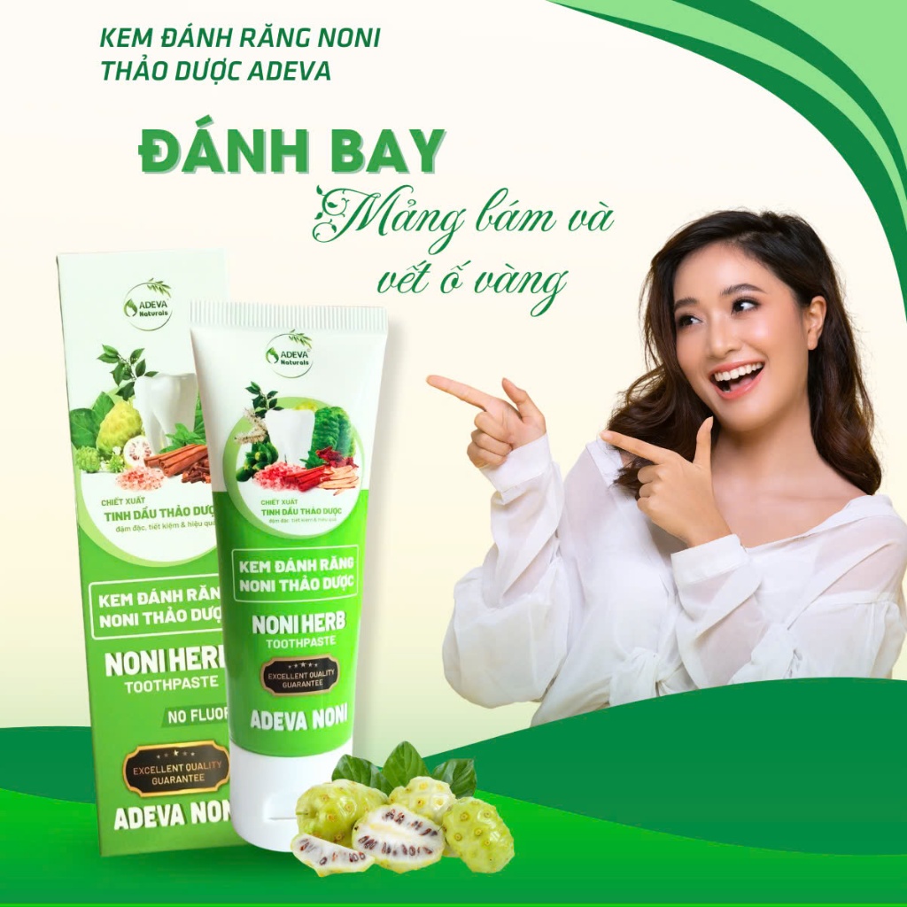 Kem đánh răng thảo dược trái Nhàu