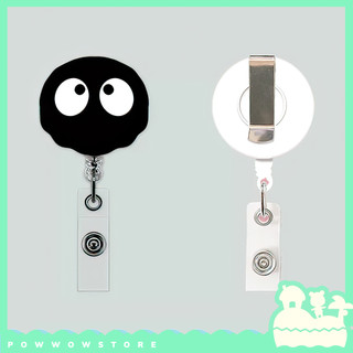 [Sẵn VN] Bao Đựng Thẻ Nhân Viên Dọc / Ngang Nhựa ABS Phong Cách Phong Cảnh Nhân Vật Anime Manga Susuwatari Dark Ball