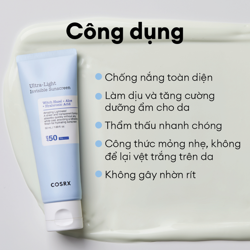 Ảnh Kem chống nắng COSRX Ultra-Light Invisible Sunscreen SPF50 PA++++ 2