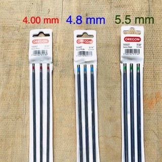 ( Hộp 12 cái ) Dũa Xích Máy Cưa Oregong 4.0 4.8 5.5mm