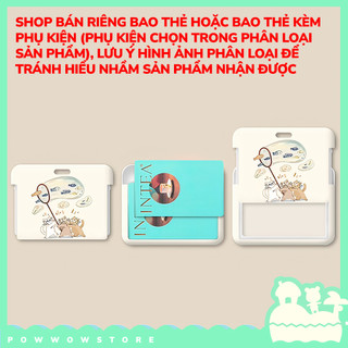 [Sẵn VN] Bao Đựng Thẻ Nhân Viên NGANG Nhựa ABS Phong Cách Phong Cảnh Nhân Vật Hoạt Hình Vịt Trứng Duck Egg Đáng Yêu