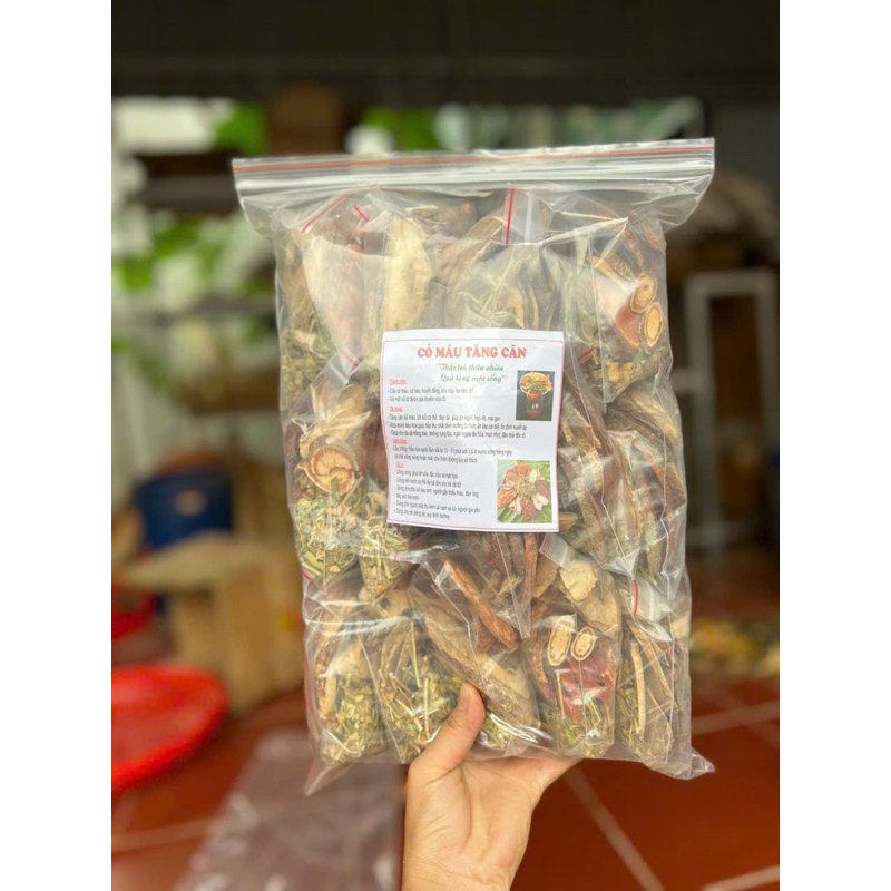 Trà cỏ máu-huyết đằng,cỏ béo tăng cân mix vị(thơm ,sạch,dễ uống) trà bổ huyết, ngủ ngon, ăn ngon 1kg