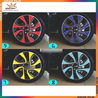 Decal dán mâm Kia Morning (5bánh)