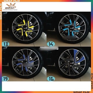 Decal dán mâm Kia Morning (5bánh)