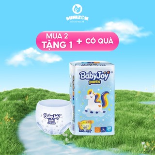 [MUA 2 TẶNG 1 QUÀ] Bỉm - Tã Quần Baby Joy Unicharm M50/L50/XL50/XXL50 Mỏng Thoáng Chỉ 2mm Công Nghệ Nhật
