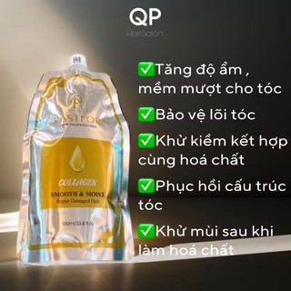 Kem hấp tóc RASTFOR 550ml (CHÍNH HÃNG) Phục Hồi Ngăn Tóc Gãy Rụng , Siêu Mềm Mượt Tóc