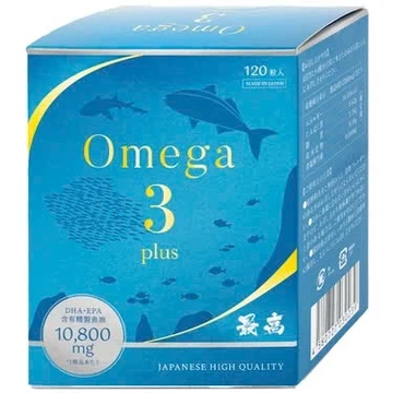 Thực phẩm chức năng Omega 3 Plus Kenko hỗ trợ não bộ, thị lực và sức khoẻ tim mạch (120 viên)