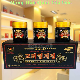 Cao Linh Chi YoungJi Hàn Quốc Hộp Đen 3 Lọ x 120Gr, Tăng Cường Hệ Miễn Dịch Và Ổn Định Huyết Áp