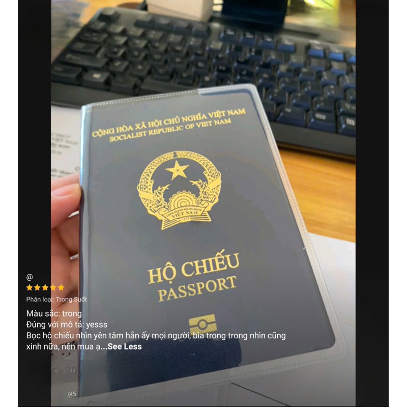 Ảnh Vỏ Bọc Hộ Chiếu - Passport - Taky - Chất Liệu  Dẻo Trong Suốt, Taky, Tiện Dụng, An Toàn Khi Đi Du Lịch 5310 1