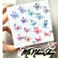 Set 5 Bướm vải voan MINI 2 lớp cánh đính đá cho nail, makeup, phụ kiện tóc,thời trang,đồ thủ công