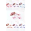 Set 5 Bướm vải voan MINI 2 lớp cánh đính đá cho nail, makeup, phụ kiện tóc,thời trang,đồ thủ công