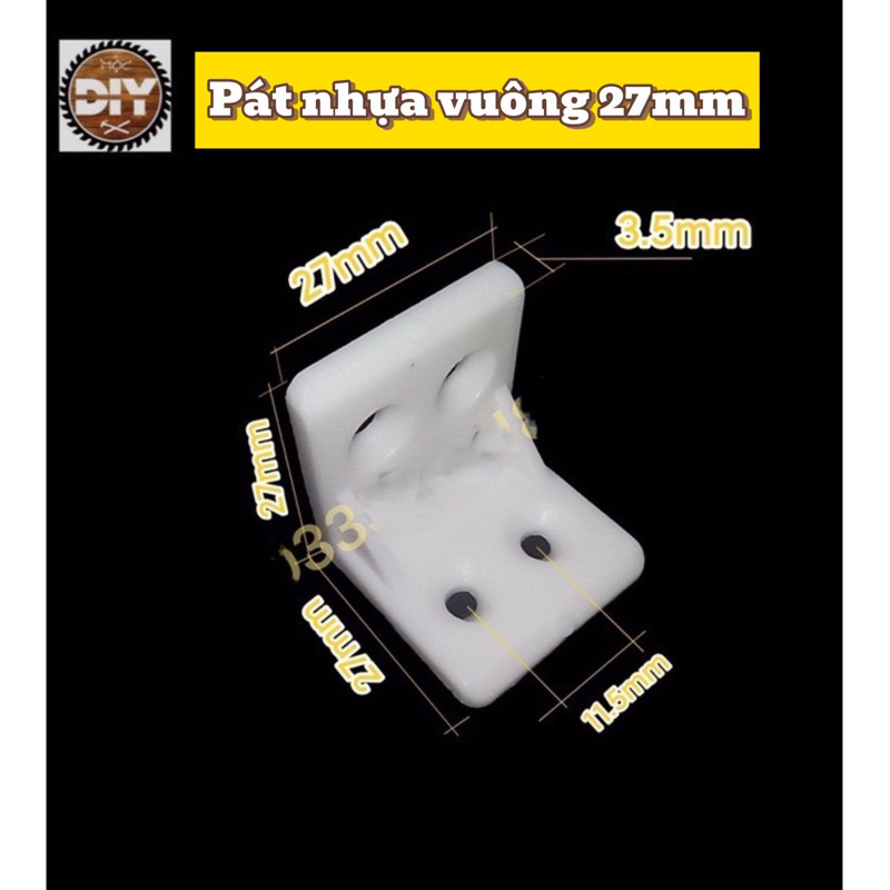 PÁT NHỰA GÓC VUÔNG/ BAS GÓC VUÔNG/ KE NHỰA GÓC VUÔNG | Shopee Việt Nam