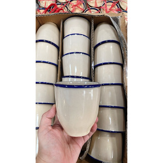 Ly Gốm Vẽ Gà Trống Xưa/Hoa/Chỉ/Phết Nhiều Dung Tích - Hàng Cao Cấp Kiểu Dáng Đẹp - Gốm Lái Thiêu Xưa Cho Người Hoài Niệm