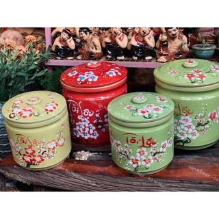 Hủ/Khạp Gốm Đựng Gạo/Lúa Có Nắp Từ 3Kg Đến 10kg - Dùng Muối Dưa Cà - Gốm Men Đẹp Dày