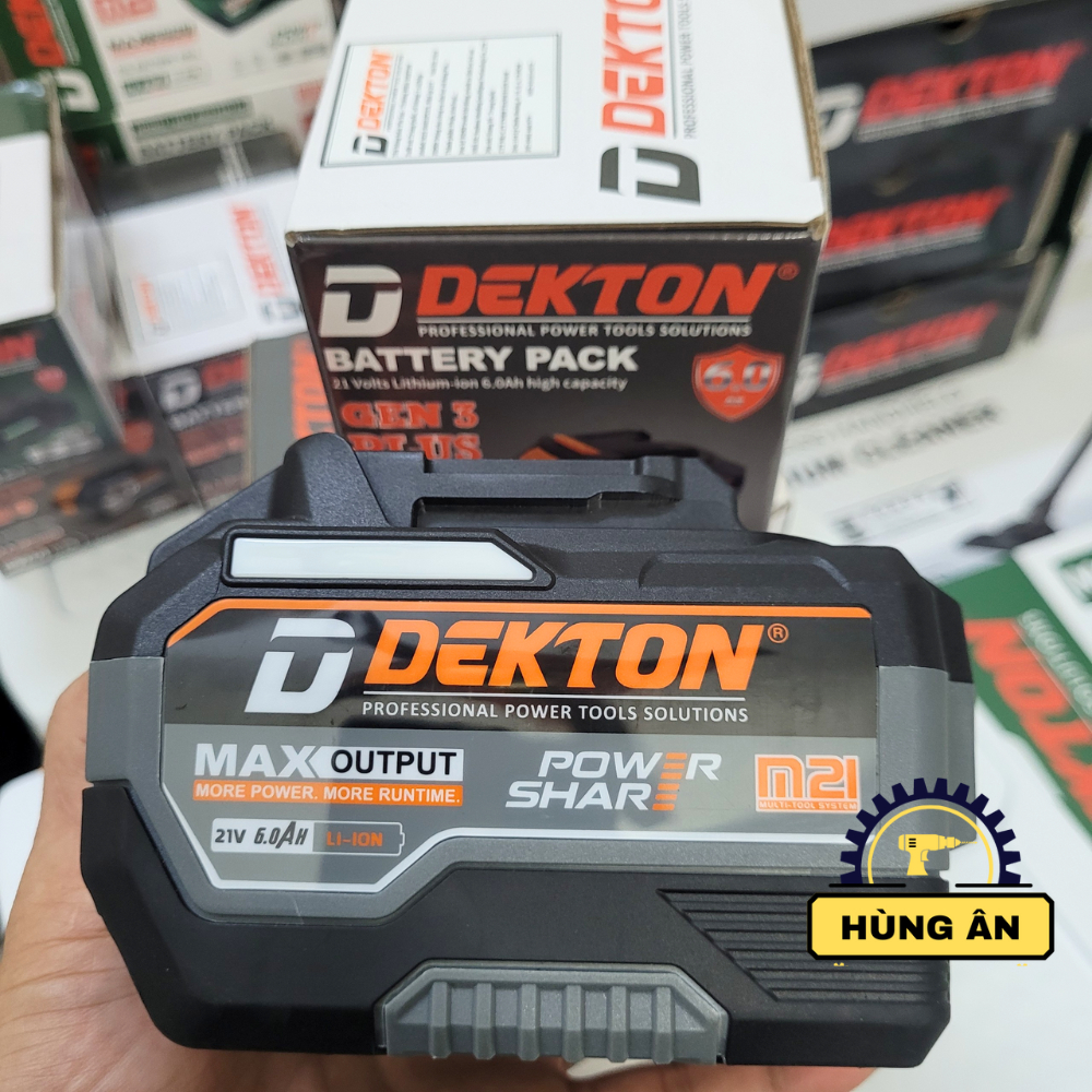 PIN DEKTON M21GEN 2 PRO-Pin 2Ah-2.5Ah-4Ah-5Ah-6Ah Plus và Sạc S40 ...