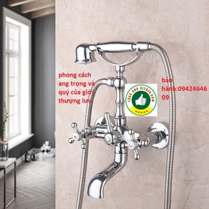 BỘ VÒI SEN TẮM cách tân cổ kiểu cổ điển hình đồng hồ hàng cao cấp phong cách châu âu-chinh hãng