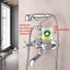 BỘ VÒI SEN TẮM cách tân cổ kiểu cổ điển hình đồng hồ hàng cao cấp phong cách châu âu-chinh hãng