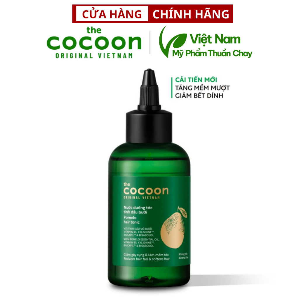 Ảnh BẢN NÂNG CẤP - Nước Dưỡng Tóc Tinh Dầu Bưởi Cocoon 140ml 1