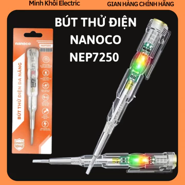 Bút thử điện Nanoco NEP7250 IP66,bút thử điện cảm ứng,bút thử điện đa năng,bút thử điện hạ thế,bút thử điện điện quang