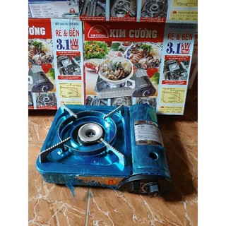 Bếp Ga Du Lịch Inox Kim Cương ( Hàng chính hảng bảo hành 12 tháng)