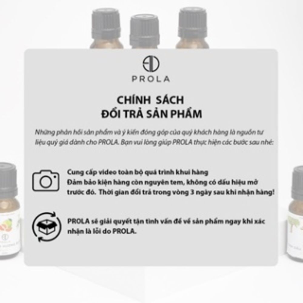 Ảnh Tinh dầu thiên nhiên PROLA hương thơm dịu dàng làm giảm stress, thơm nhà thanh lọc không khí 3