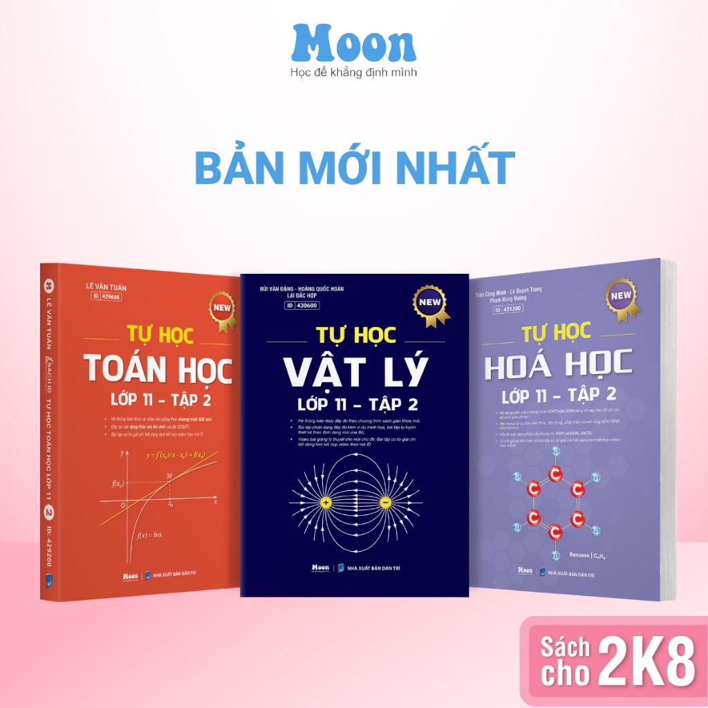 Ảnh Sách Tự học Toán - Lý - Hóa lớp 11 Chương trình SGK mới | Sách ID 3