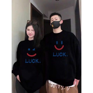 Áo hoodie áo hoodie đôi sweater nam nữ local brand Luck unisex nam nữ nỉ cotton mịn Form Rộng Hàn Quốc [A106]