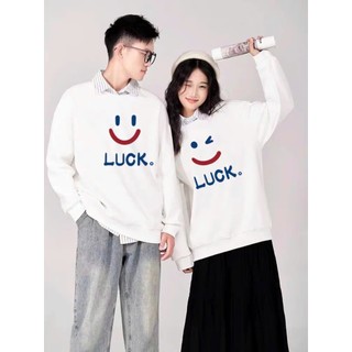 Áo hoodie áo hoodie đôi sweater nam nữ local brand Luck unisex nam nữ nỉ cotton mịn Form Rộng Hàn Quốc [A106]