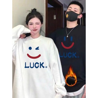 Áo hoodie áo hoodie đôi sweater nam nữ local brand Luck unisex nam nữ nỉ cotton mịn Form Rộng Hàn Quốc [A106]