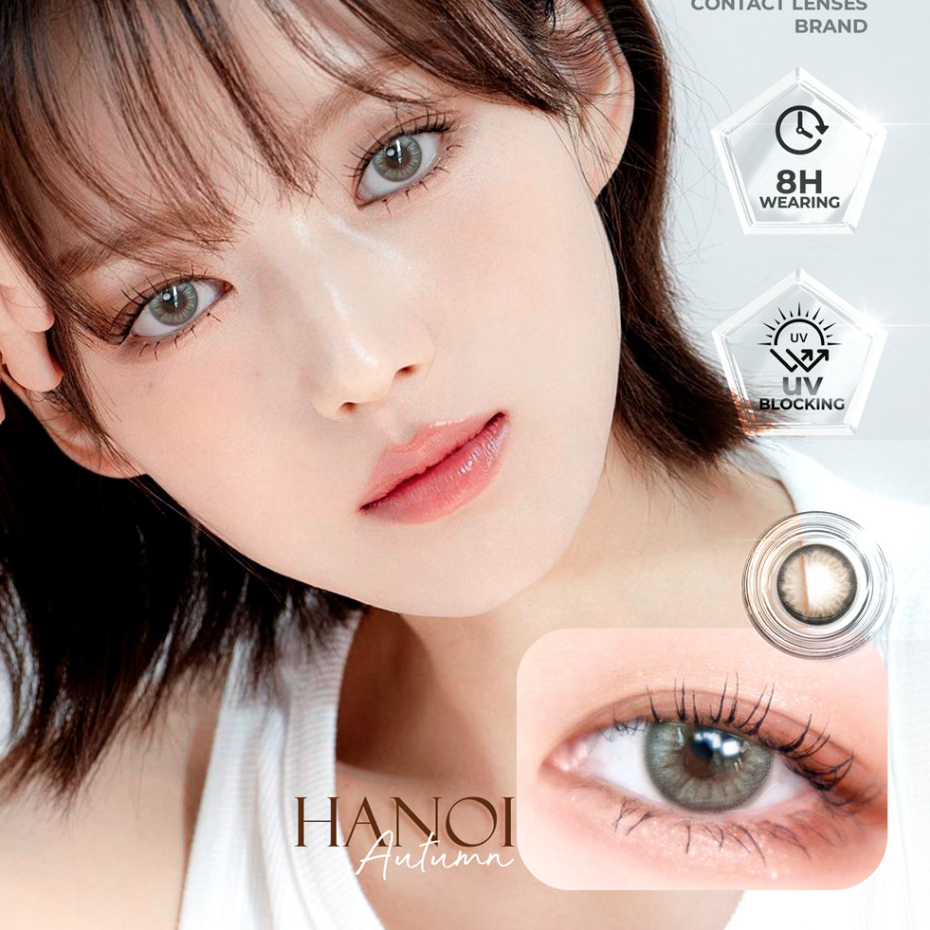 Lens màu tự nhiên Plano Collection 💥HÀNG CAO CẤP💥 Kính áp tròng có độ ẩm cao dịu mắt, phù hợp đi học, đi chơi, đi làm