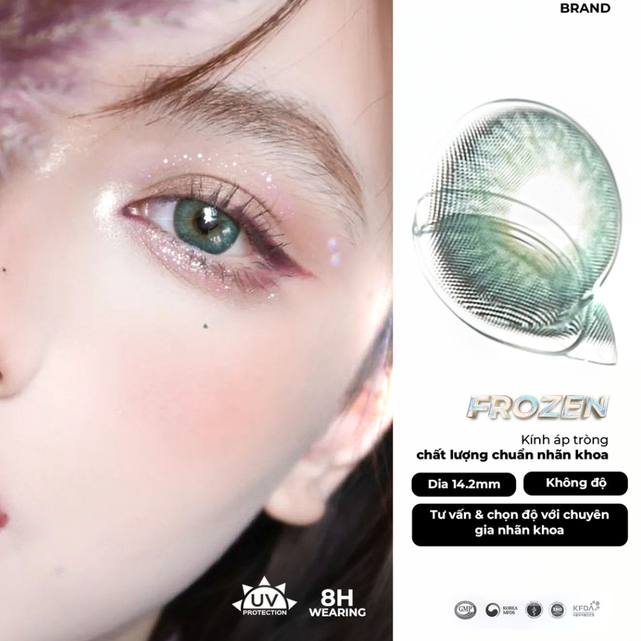 Lens màu tự nhiên Plano Collection 💥HÀNG CAO CẤP💥 Kính áp tròng có độ ẩm cao dịu mắt, phù hợp đi học, đi chơi, đi làm