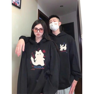 Áo Hoodie áo Sweater cặp đôi Áo mèo con đáng yêu áo cặp đôi nỉ cotton mịn [A103]