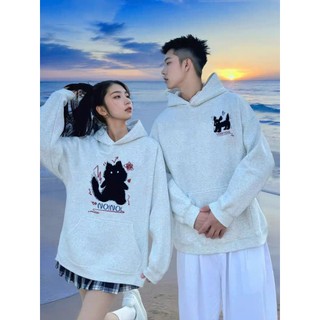 Áo Hoodie áo Sweater cặp đôi Áo mèo con đáng yêu áo cặp đôi nỉ cotton mịn [A103]