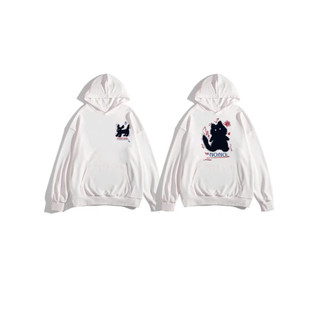 Áo Hoodie áo Sweater cặp đôi Áo mèo con đáng yêu áo cặp đôi nỉ cotton mịn [A103]