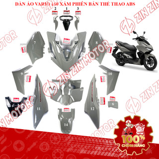 Dàn Áo Vario 160 Xám Đen Bạc 2022 Phiên Bản Thể Thao ABS Việt Nam