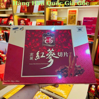 Hồng Sâm Thái Lát Tẩm Mật OngSambok Hàn Quốc Hộp 10 Gói x 20gr, Tăng Cường Đề Kháng Và Phòng Chống Bệnh Tật