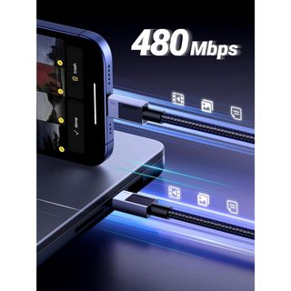 Cáp sạc nhanh USB-C to USB-C dài 1M  Ugreen | Sạc nhanh PD 100W | Chính hãng - Bảo hành 18 tháng 1 dổi 1 45063