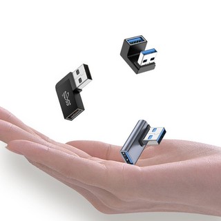 USB 3.0 Bẻ Góc 90 Độ Hình Chữ L / Chữ U tốc độ 10Gbps