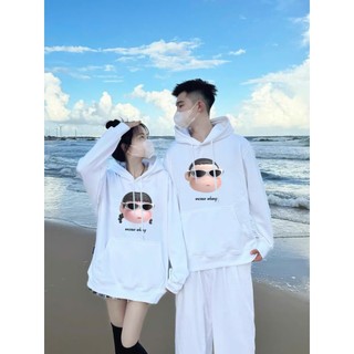 Áo Hoodie ,áo Hoodie đôi Sweater nam nữ cô bé cậu bé ,hoodie có mũ nỉ cotton mịn form Hàn Quốc [A073]