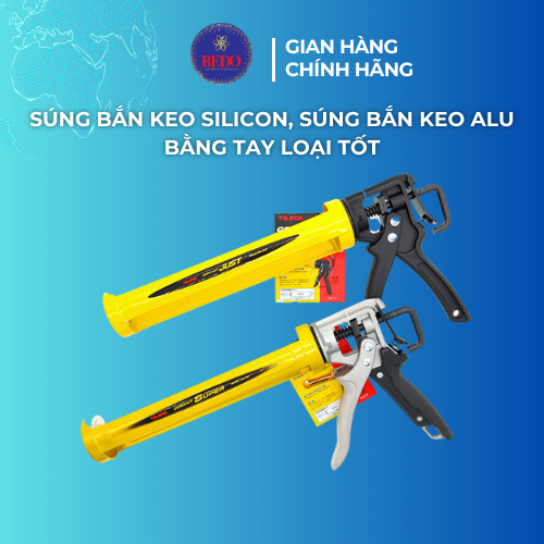Súng Bắn Keo Silicon Cầm Tay BEDO Hợp Kim Nhôm Chắc Chắn Thi Công Keo Silicon Mượt Chính Xác
