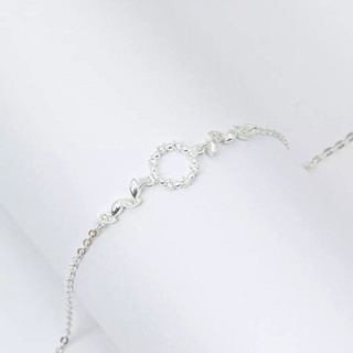 Lắc tay bạc LAMY Huyền thoại biển xanh Sparkling Blue Sea Bracelet Silver 2068