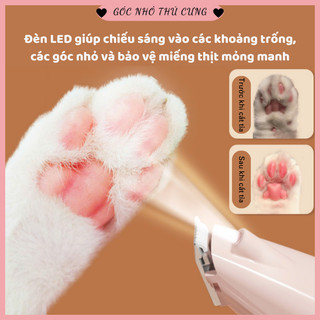 Tông đơ cắt tỉa lông bàn chân, lông mắt, lông tai cho chó mèo