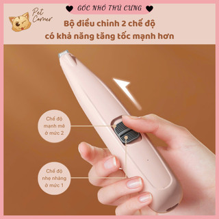 Tông đơ cắt tỉa lông bàn chân, lông mắt, lông tai cho chó mèo