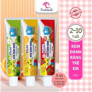 Kem đánh răng trẻ em - Kichi Kichilachi 45gr
