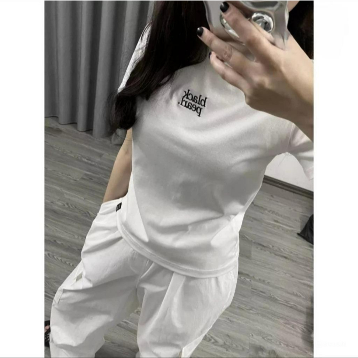 Áo baby tee nữ áo thun nữ cổ tròn tay ngắn black fearl hot trend A142 PANOSI | BigBuy360 - bigbuy360.vn