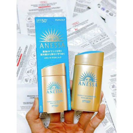 Sữa Chống Nắng ANESSA Perfect UV Sunscreen Skincare Milk Kiềm Dầu, Bảo Vệ Hoàn Hảo