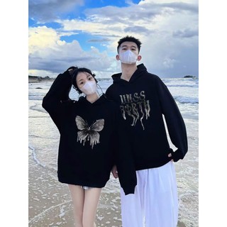 Áo Hoodie Sweater áo đôi nam nữ áo Hoodie Sweater cặp đôi nam nữ chất cotton nỉ form rộng Dáng Hàn Quốc [A074]