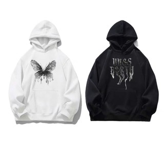 Áo Hoodie Sweater áo đôi nam nữ áo Hoodie Sweater cặp đôi nam nữ chất cotton nỉ form rộng Dáng Hàn Quốc [A074]